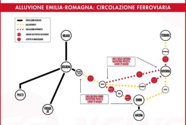 Alluvione, verso la riapertura il 29/5 della linea Bologna-Rimini