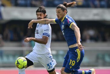 Verona raggiunto in pieno recupero dall'Empoli, 1-1 al Bentegodi