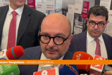 Sangiuliano, "Battaglia Isso opera iconica che porta a riflessione"