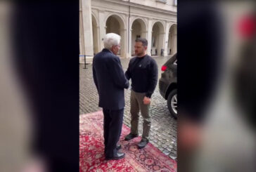 Mattarella incontra Zelensky "Siamo pienamente al vostro fianco"