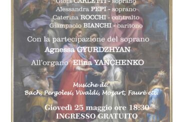 Il 25 maggio concerto mariano di musica sacra “Tu virginum corona”