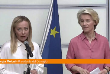 Maltempo, Meloni "Chiederemo il Fondo di solidarietà Ue"