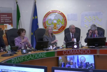Emergenza Maltempo, Piantedosi al Centro Operativo Vigili del Fuoco