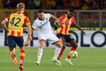 Ferguson beffa il Lecce nel recupero, il Bologna vince 3-2