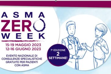 Asma Zero Week, dal 12 al 16 giugno consulenze specialistiche gratuite