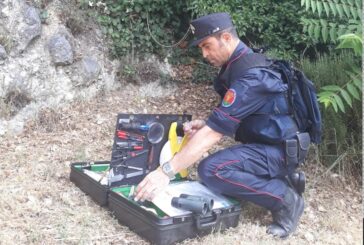 Carabinieri Forestali: primi interventi per incendi boschivi
