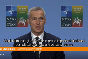 Stoltenberg "L'Ucraina si avvicina all'ingresso nella Nato"