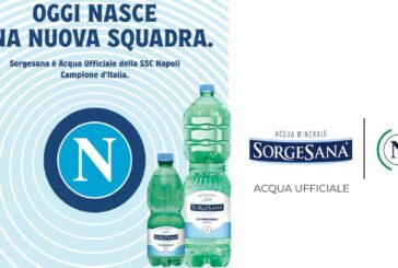 Sorgesana è l'acqua ufficiale della SSC Napoli