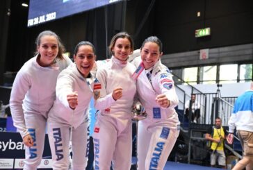 Italia argento mondiale nella spada donne a squadre