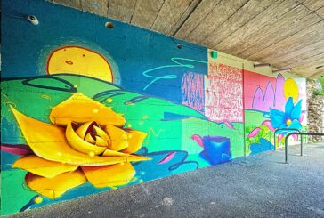 Dentro e fuori dal tunnel: a Colle la street art di James Vega e Skino