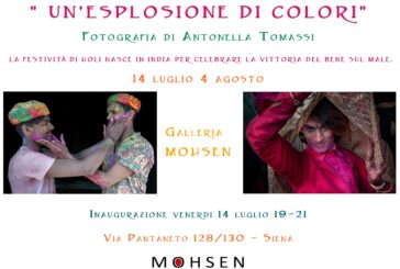 Un’esplosione di colori: la mostra di Antonella Tomassi da Mohsen