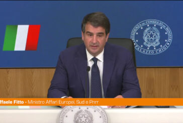 Pnrr, Fitto "A giorni chiederemo la quarta rata"