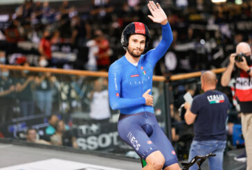Filippo Ganna d'oro ai Mondiali di ciclismo su pista