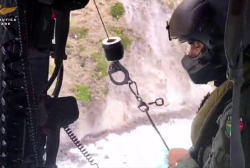 Escursionista genovese soccorsa in elicottero a Salina, le immagini