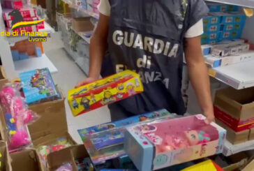 Sequestrati a Livorno 20 mila giocattoli contraffatti