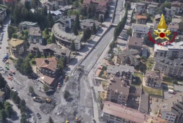 Bardonecchia invasa da fango e detriti, le immagini dall'alto