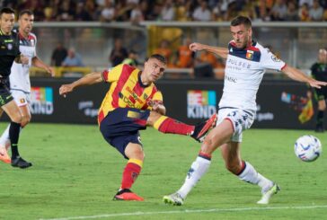 Il Lecce continua a sognare, Oudin stende il Genoa