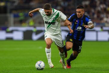 Colpo Sassuolo a San Siro, prima sconfitta per l'Inter