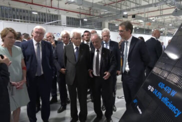 Mattarella e Steinmeier visitano 3Sun Gigafactory di Enel Green Power
