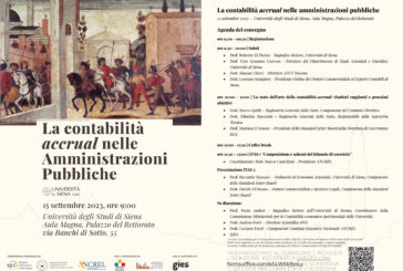“La contabilità accrual nelle Amministrazioni Pubbliche”: convegno all’UniSi