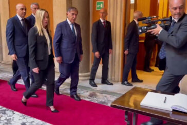 Napolitano, Meloni in Senato per la camera ardente