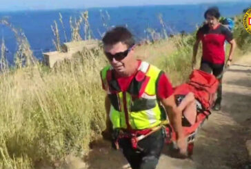 Turista romana si infortuna nel Trapanese, soccorsa e tratta in salvo