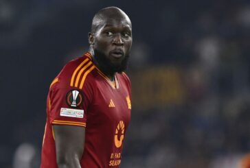 Cagliari-Roma 1-4: doppietta di Lukaku, infortunio per Dybala