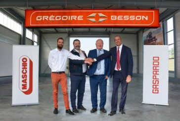 Lavorazione del terreno, partnership Maschio Gaspardo-Gregoire Besson