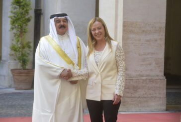 Medio Oriente, Meloni incontra Re Bahrein "Evitare allargamento crisi"