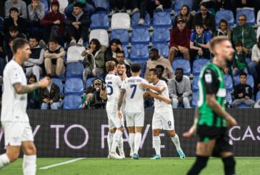 La Lazio continua a risalire, 2-0 al Sassuolo