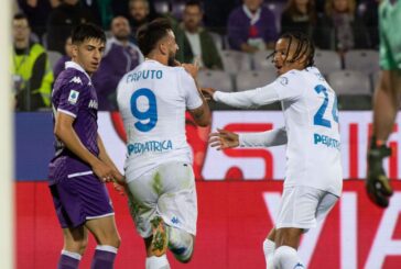 L'Empoli vince 2-0 a Firenze, in gol Caputo e Gyasi