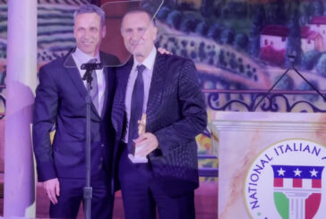 Il patron rossonero Cardinale premiato al gala Niaf "Forza Milan"