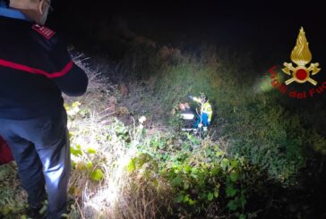 Si perde sul sentiero della Chiana: ritrovato a notte fonda