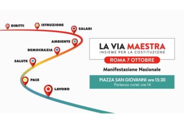 Siena: costituito il Coordinamento “La Via Maestra-Insieme per la Costituzione”