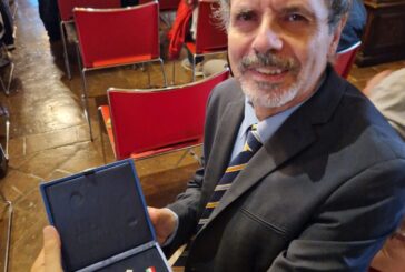 Mario Leoncini premiato dal CONI con la Stella d’argento al merito sportivo