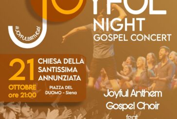 Joyful night: concerto gospel con QuaViO per le cure palliative
