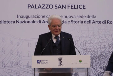 Mattarella ""Palazzo San Felice sarà un nuovo polo culturale"