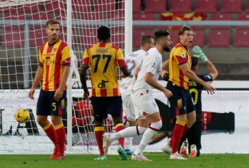 Il Milan si fa rimontare, a Lecce finisce 2-2