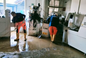 La Protezione Civile della Pubblica di Poggibonsi nelle zone dell’alluvione