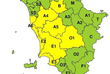 Maltempo: aggiornato il codice giallo di domenica 12 novembre