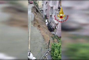 Crolla muro di contenimento a Genova, una ventina gli evacuati