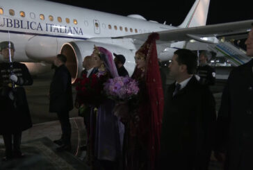 Il Presidente Sergio Mattarella è arrivato a Tashkent, in Uzbekistan