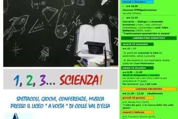 Liceo Alessandro Volta presenta “1,2,3… scienza!”