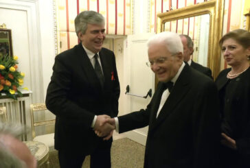 L'arrivo del presidente Mattarella al teatro La Fenice