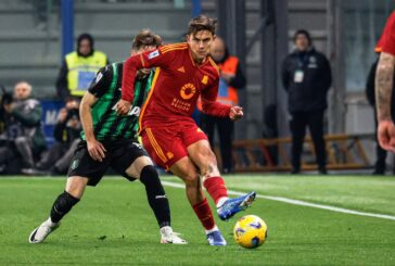 La Roma vince 2-1 in rimonta sul campo del Sassuolo