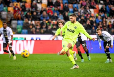 L'Udinese non sa più vincere, il Sassuolo rimonta con Berardi