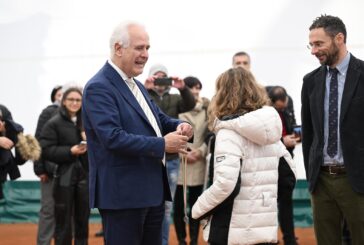 Giani a Monteroni per la nuova struttura del CT Matchball