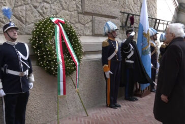 San Marino, l'omaggio di Mattarella all'Ara dei Volontari