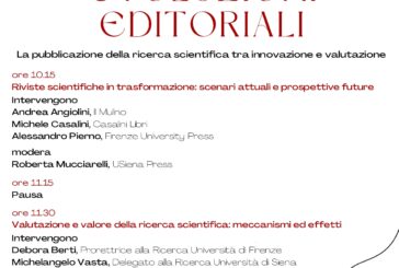 “La pubblicazione della ricerca scientifica tra innovazione e valutazione”