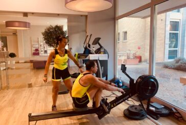 Nuovo record del mondo di canottaggio indoor 24 ore alle Terme di Chianciano